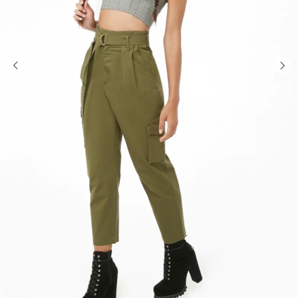Olive Cargo Pants